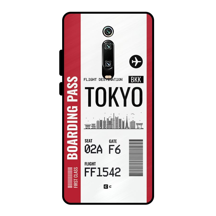 Tokyo Boarding Pass Metal Back Case for Redmi K20 Pro