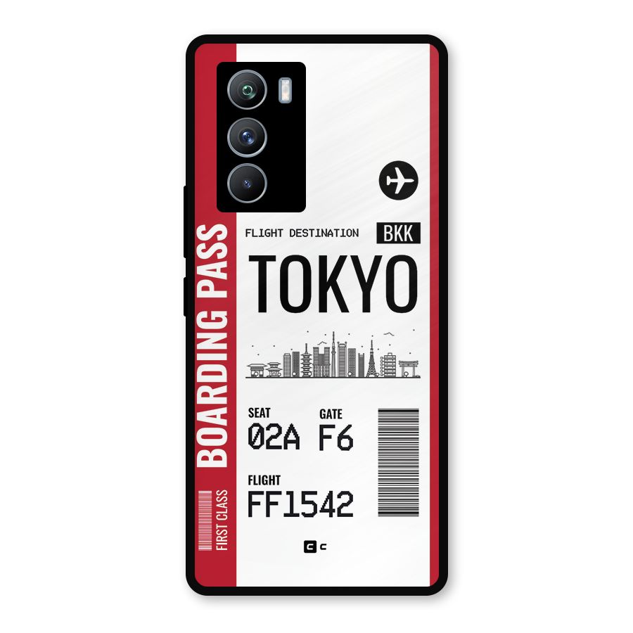 Tokyo Boarding Pass Metal Back Case for iQOO 9 SE