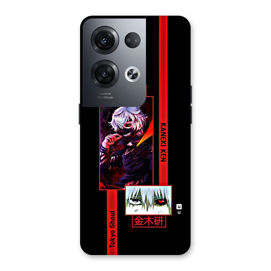 Tokyo Ghoul Kaneki Art Back Case for Oppo Reno8 Pro 5G