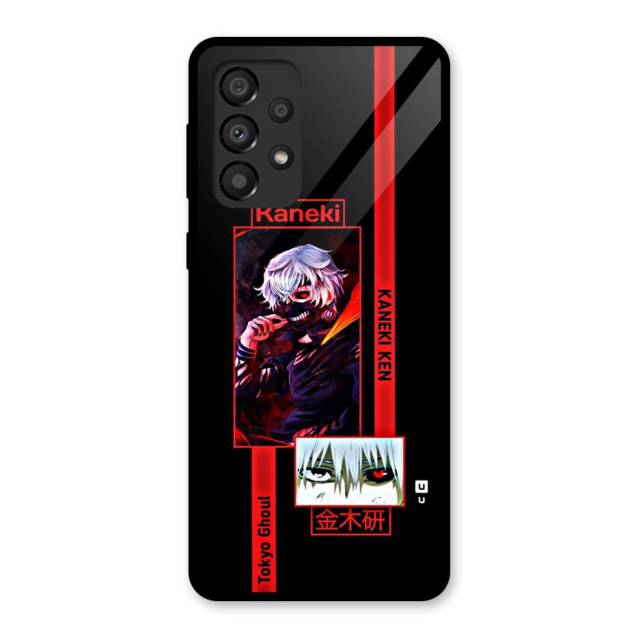 Tokyo Ghoul Kaneki Art Glass Back Case for Galaxy A33 5G