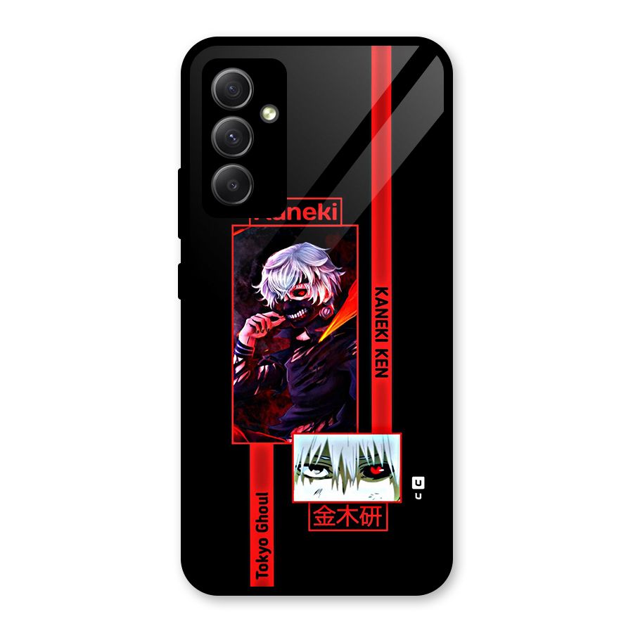 Tokyo Ghoul Kaneki Art Glass Back Case for Galaxy A34