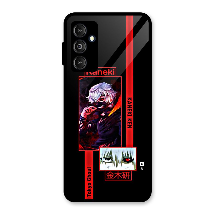 Tokyo Ghoul Kaneki Art Glass Back Case for Galaxy M14 5G