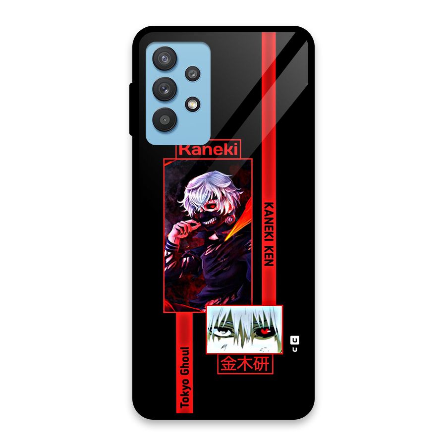 Tokyo Ghoul Kaneki Art Glass Back Case for Galaxy M32 5G