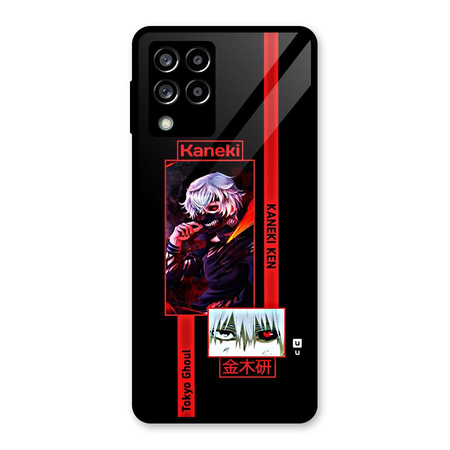 Tokyo Ghoul Kaneki Art Glass Back Case for Galaxy M53 5G