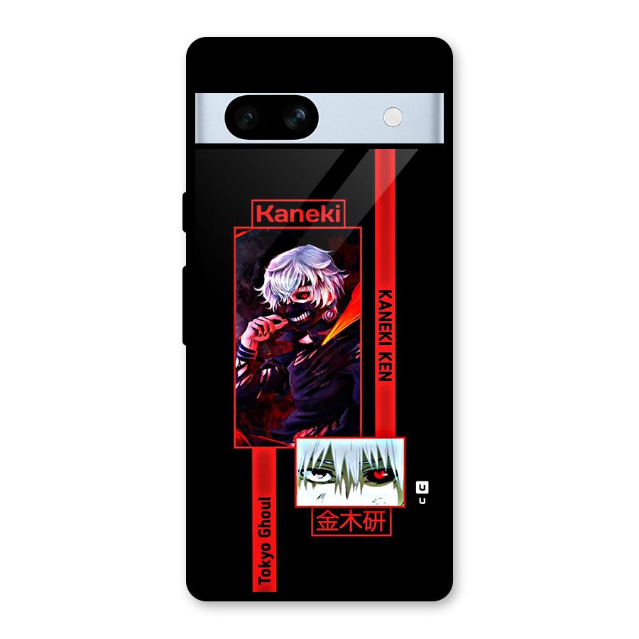 Tokyo Ghoul Kaneki Art Glass Back Case for Google Pixel 7a