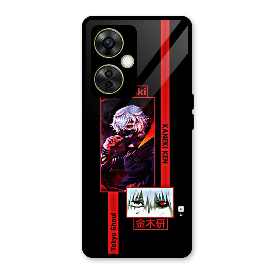 Tokyo Ghoul Kaneki Art Glass Back Case for OnePlus Nord CE 3 Lite