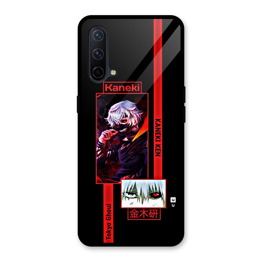 Tokyo Ghoul Kaneki Art Glass Back Case for OnePlus Nord CE 5G