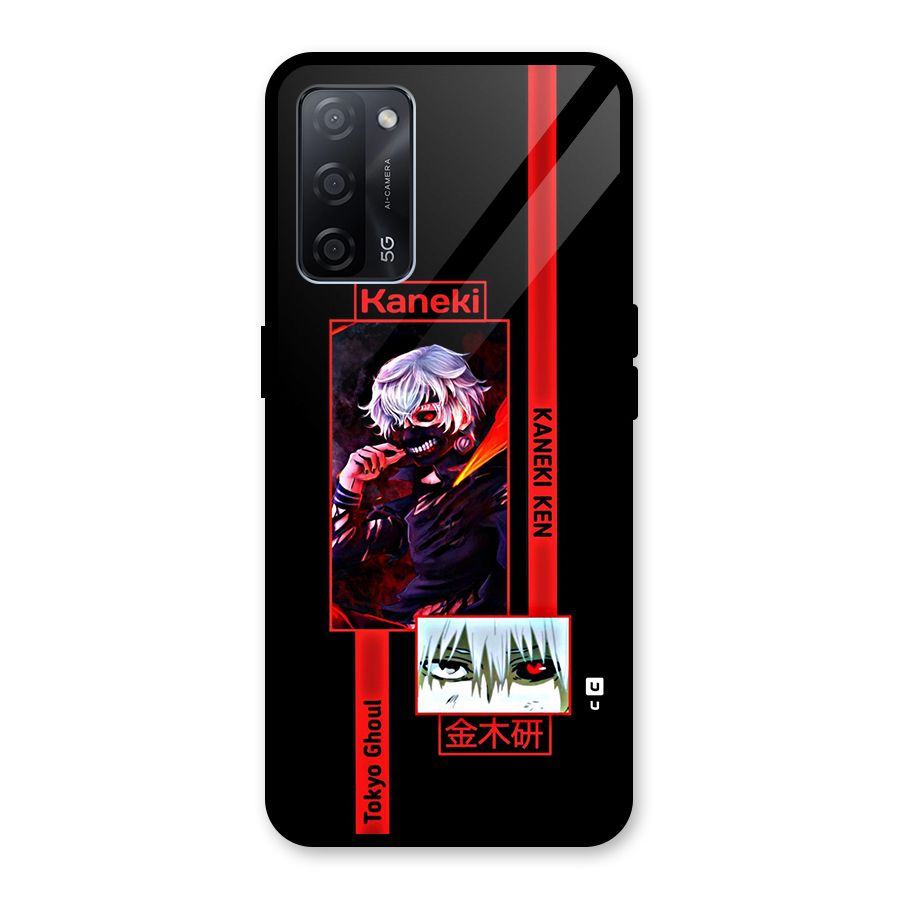 Tokyo Ghoul Kaneki Art Glass Back Case for Oppo A53s 5G