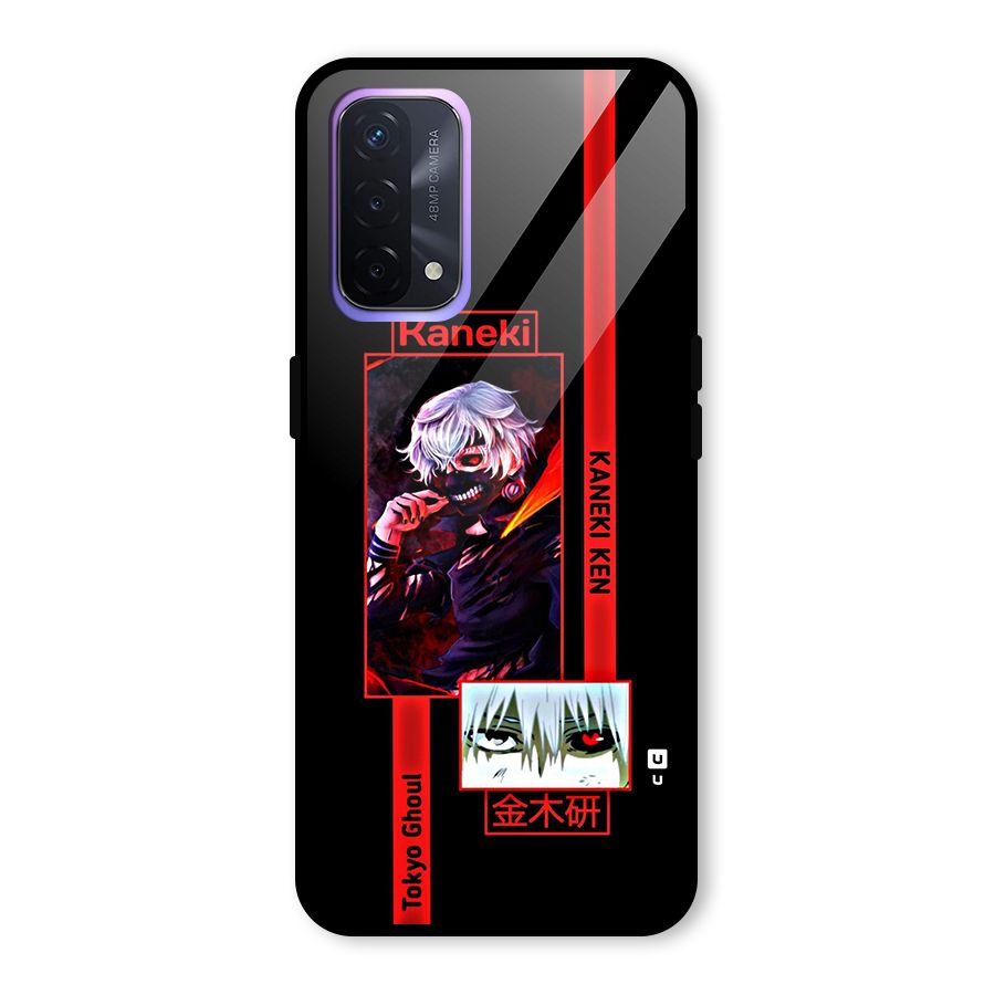 Tokyo Ghoul Kaneki Art Glass Back Case for Oppo A74 5G