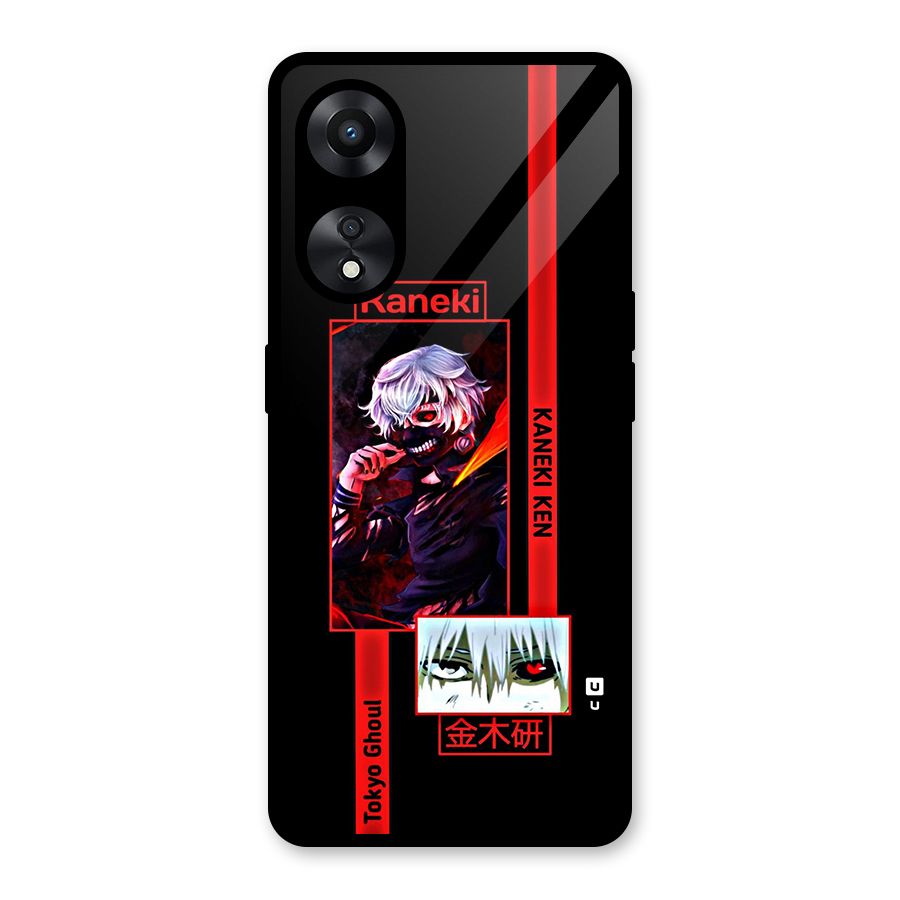 Tokyo Ghoul Kaneki Art Glass Back Case for Oppo A78