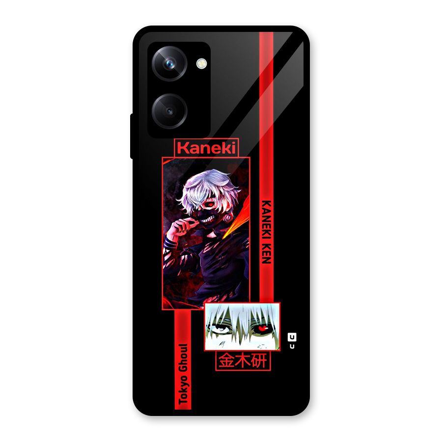 Tokyo Ghoul Kaneki Art Glass Back Case for Realme 10 Pro