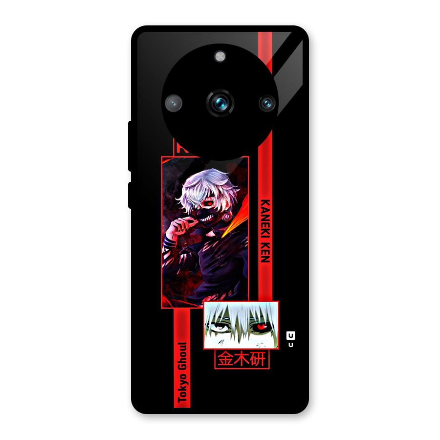 Tokyo Ghoul Kaneki Art Glass Back Case for Realme 11 Pro