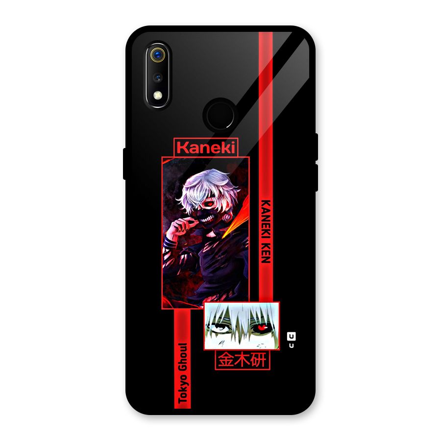 Tokyo Ghoul Kaneki Art Glass Back Case for Realme 3i