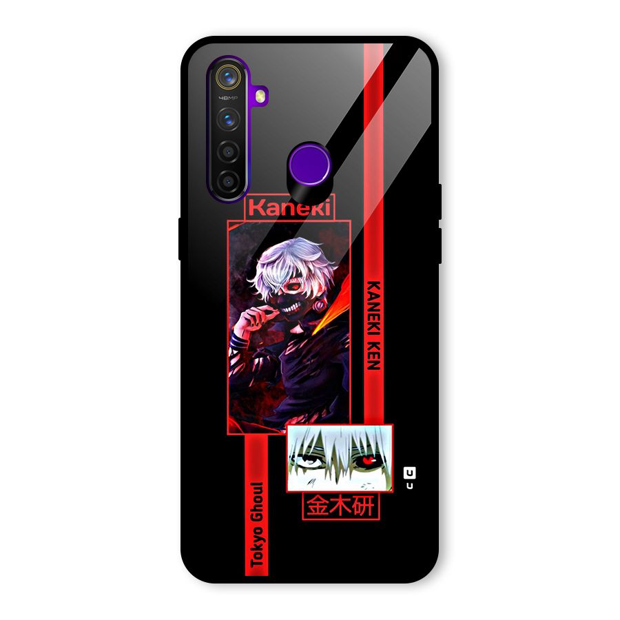 Tokyo Ghoul Kaneki Art Glass Back Case for Realme 5 Pro