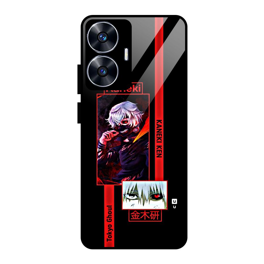 Tokyo Ghoul Kaneki Art Glass Back Case for Realme Narzo N55
