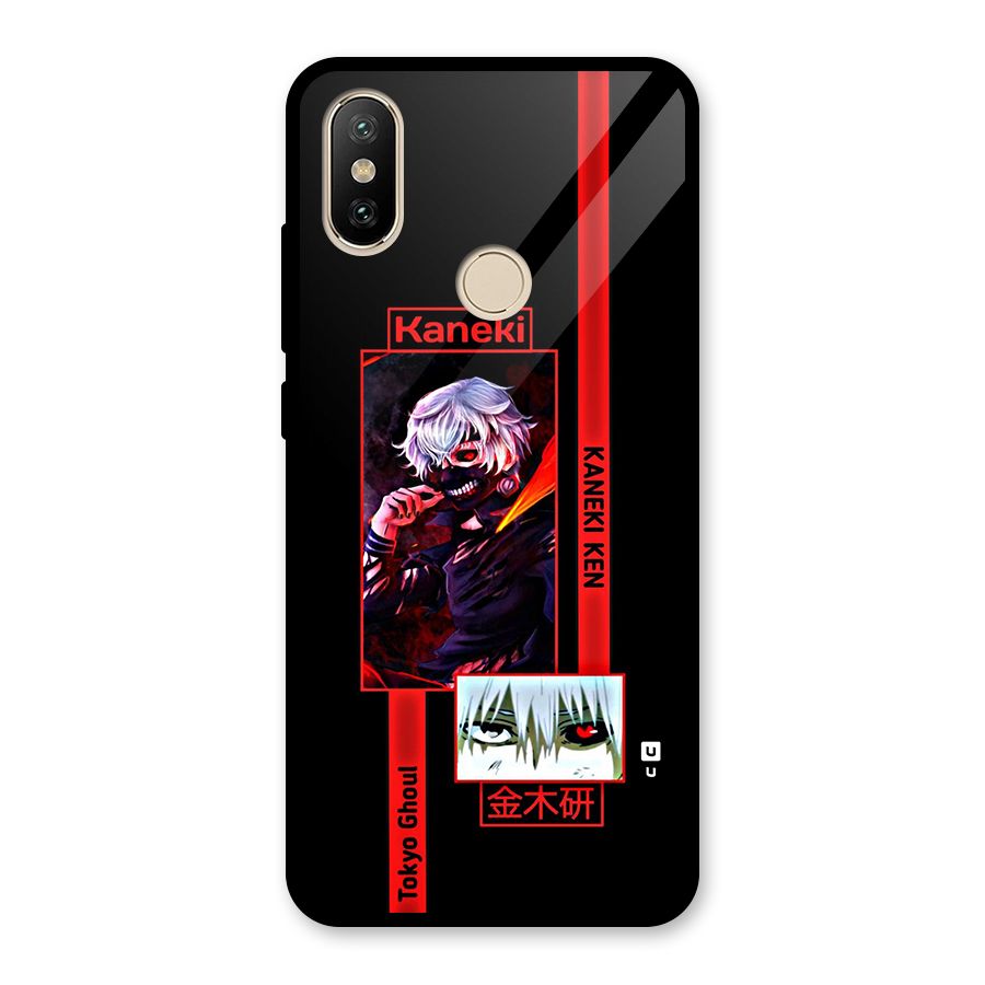 Tokyo Ghoul Kaneki Art Glass Back Case for Redmi A2