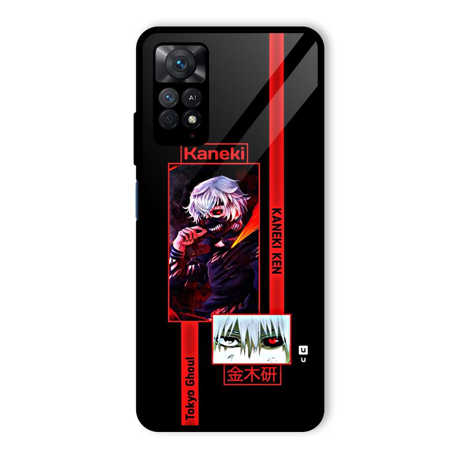 Tokyo Ghoul Kaneki Art Glass Back Case for Redmi Note 11 Pro Plus 5G