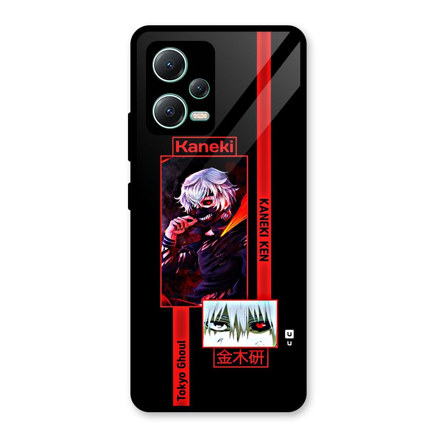 Tokyo Ghoul Kaneki Art Glass Back Case for Redmi Note 12 5G