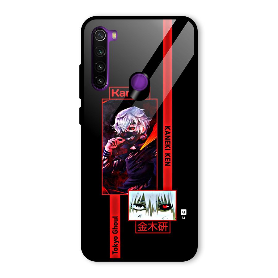 Tokyo Ghoul Kaneki Art Glass Back Case for Redmi Note 8