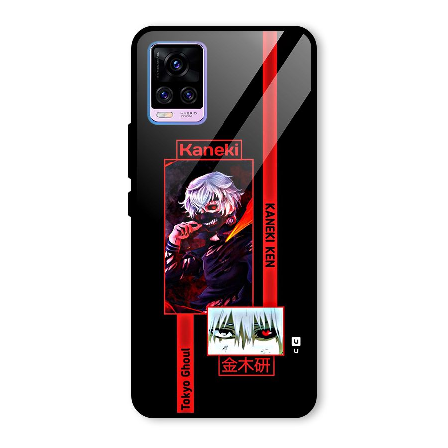 Tokyo Ghoul Kaneki Art Glass Back Case for Vivo V20 Pro
