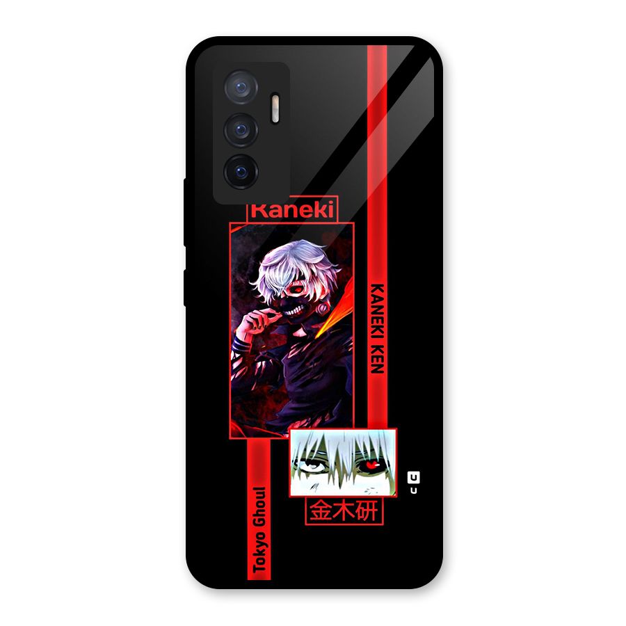 Tokyo Ghoul Kaneki Art Glass Back Case for Vivo V23e