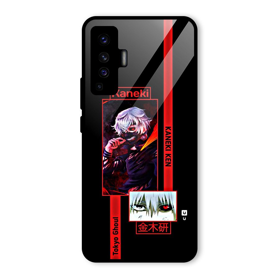 Tokyo Ghoul Kaneki Art Glass Back Case for Vivo X50