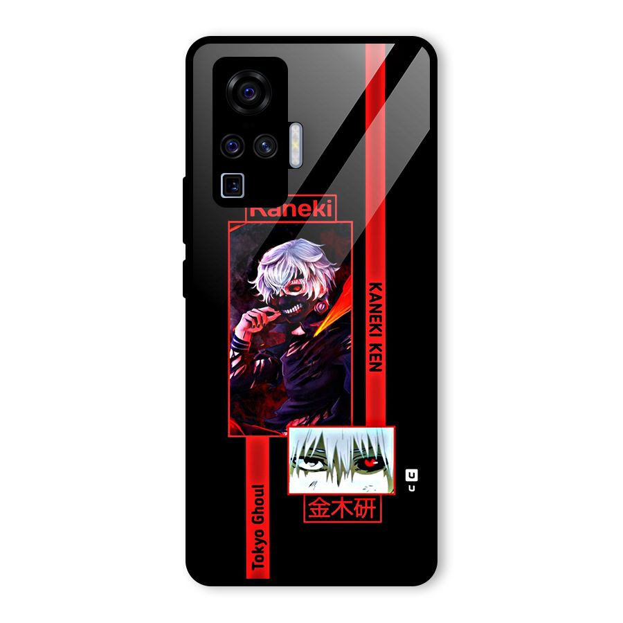 Tokyo Ghoul Kaneki Art Glass Back Case for Vivo X50 Pro