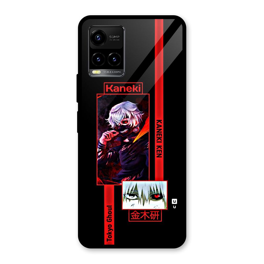 Tokyo Ghoul Kaneki Art Glass Back Case for Vivo Y21T