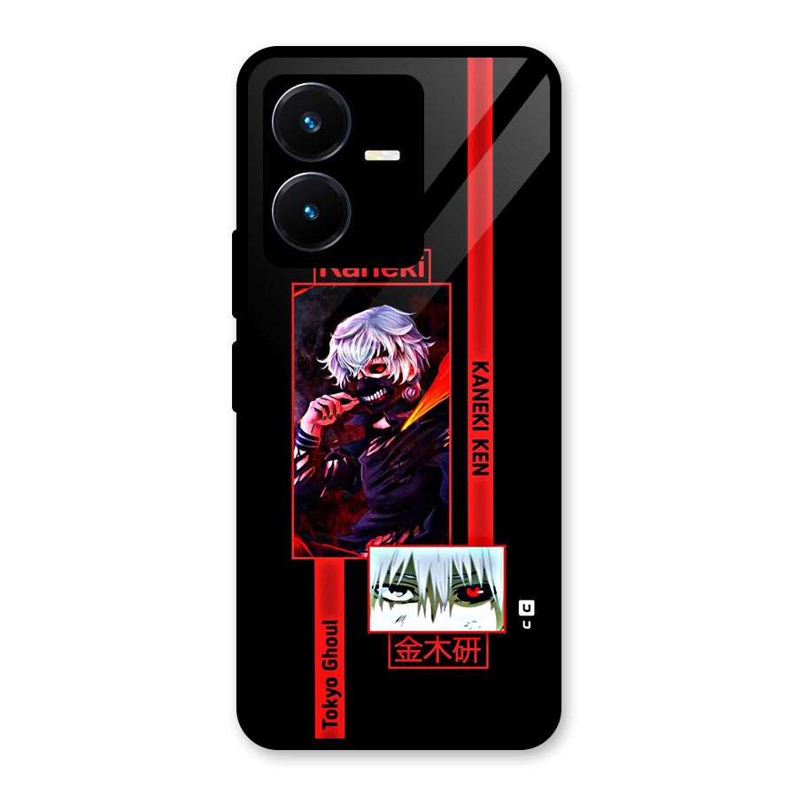 Tokyo Ghoul Kaneki Art Glass Back Case for Vivo Y22