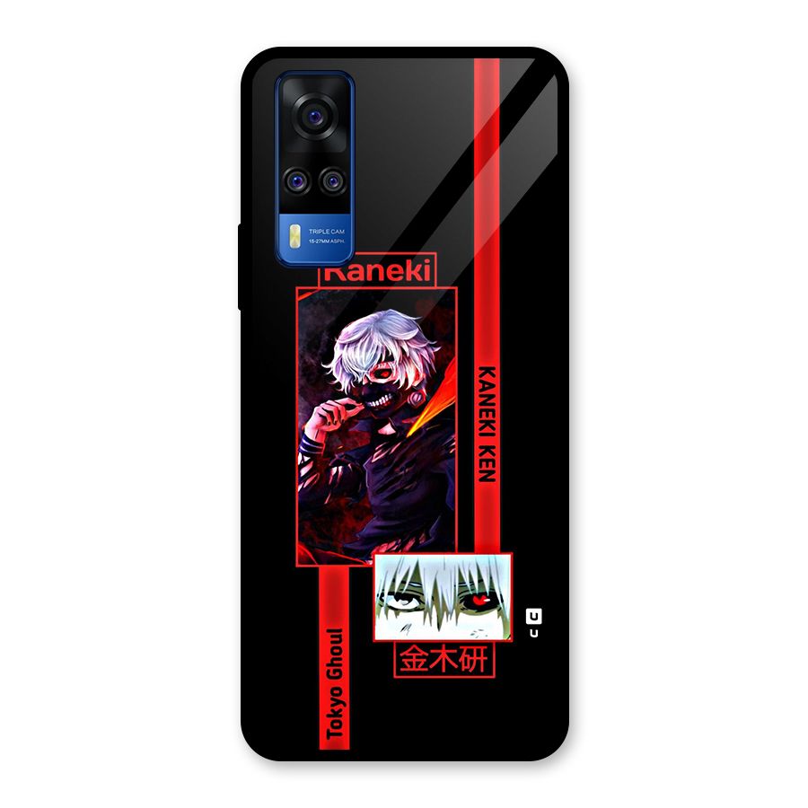 Tokyo Ghoul Kaneki Art Glass Back Case for Vivo Y31