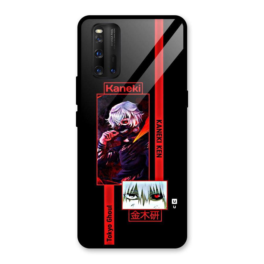 Tokyo Ghoul Kaneki Art Glass Back Case for Vivo iQOO 3