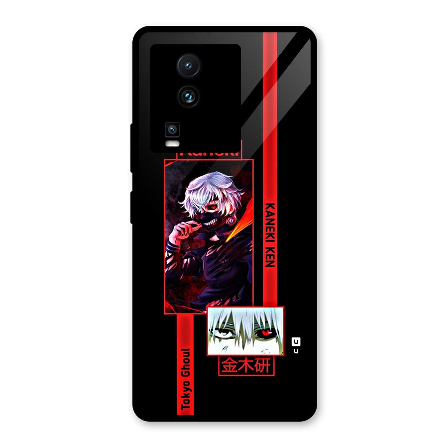 Tokyo Ghoul Kaneki Art Glass Back Case for Vivo iQOO Neo 7 Pro