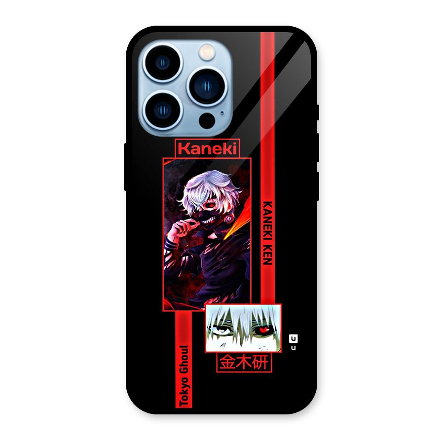Tokyo Ghoul Kaneki Art Glass Back Case for iPhone 13 Pro