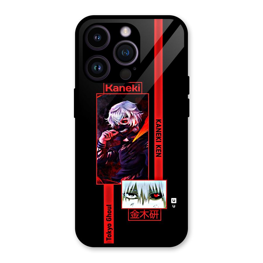 Tokyo Ghoul Kaneki Art Glass Back Case for iPhone 14 Pro