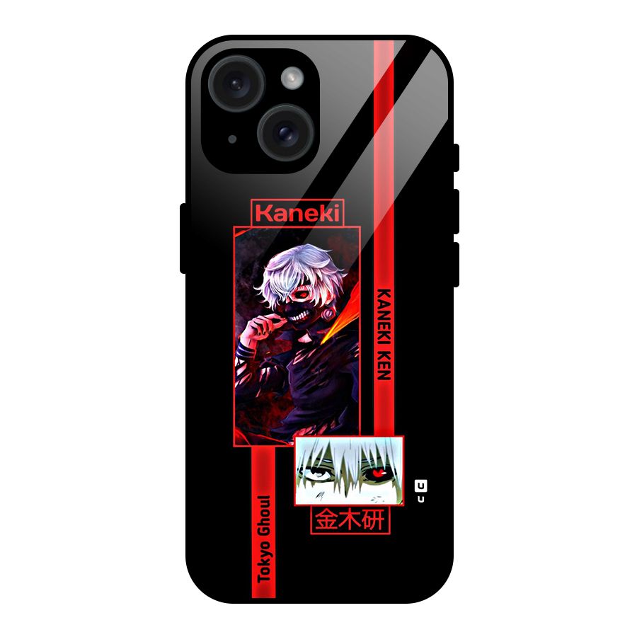 Tokyo Ghoul Kaneki Art Glass Back Case for iPhone 15
