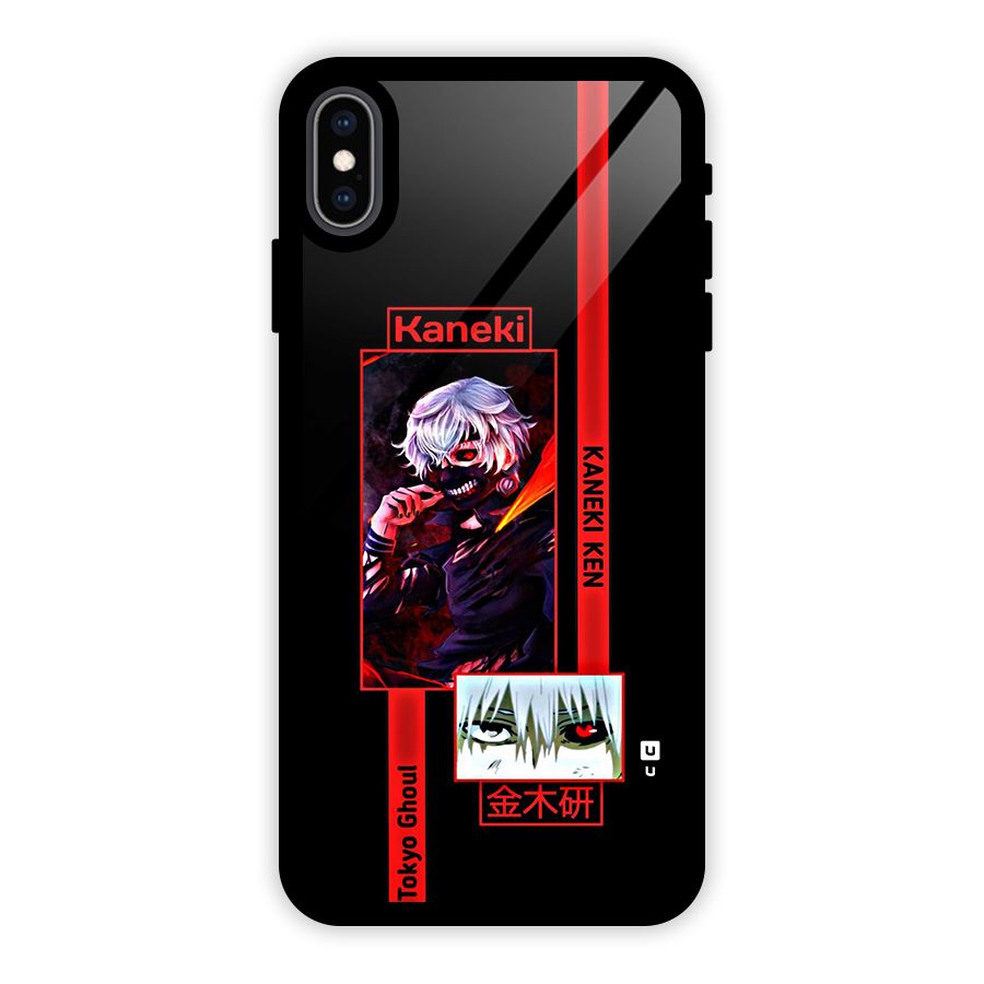 Tokyo Ghoul Kaneki Art Glass Back Case for iPhone XS Max