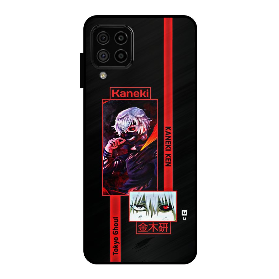 Tokyo Ghoul Kaneki Art Metal Back Case for Galaxy A22 4G