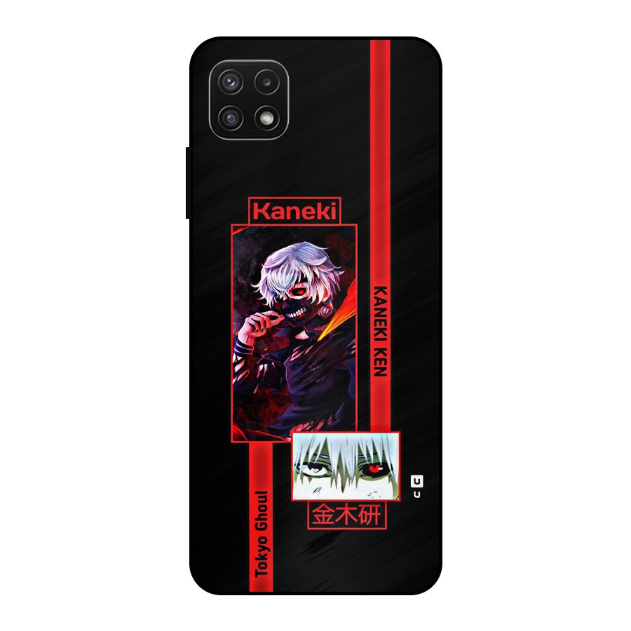 Tokyo Ghoul Kaneki Art Metal Back Case for Galaxy A22 5G