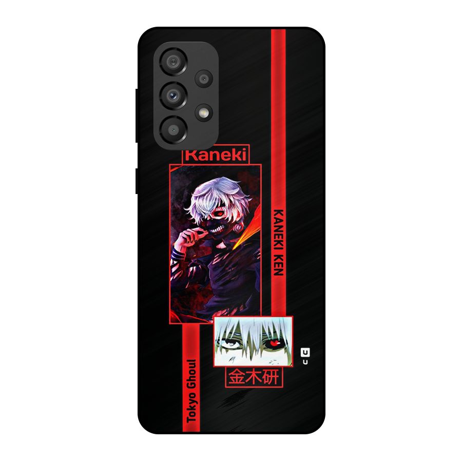 Tokyo Ghoul Kaneki Art Metal Back Case for Galaxy A33 5G