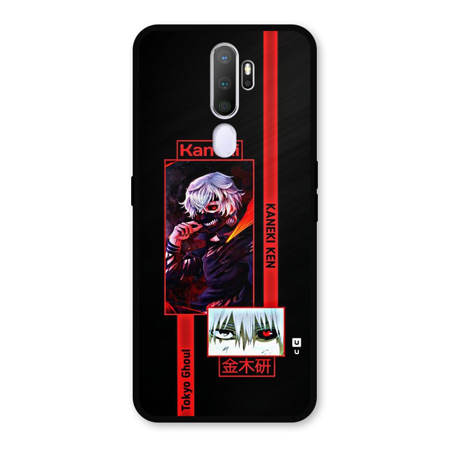 Tokyo Ghoul Kaneki Art Metal Back Case for Oppo A9 (2020)