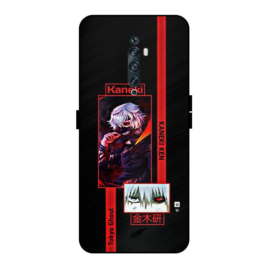 Tokyo Ghoul Kaneki Art Metal Back Case for Oppo Reno2 F