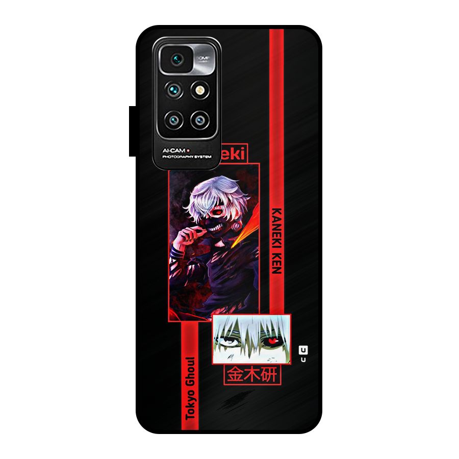 Tokyo Ghoul Kaneki Art Metal Back Case for Redmi 10 Prime