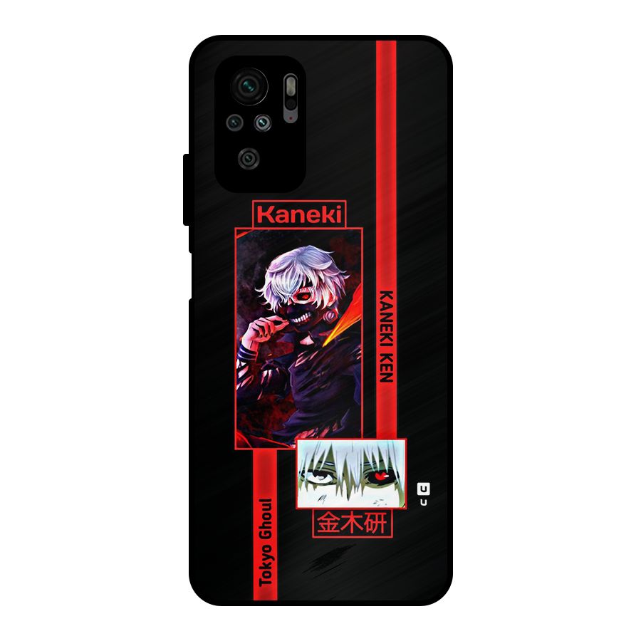 Tokyo Ghoul Kaneki Art Metal Back Case for Redmi Note 10S