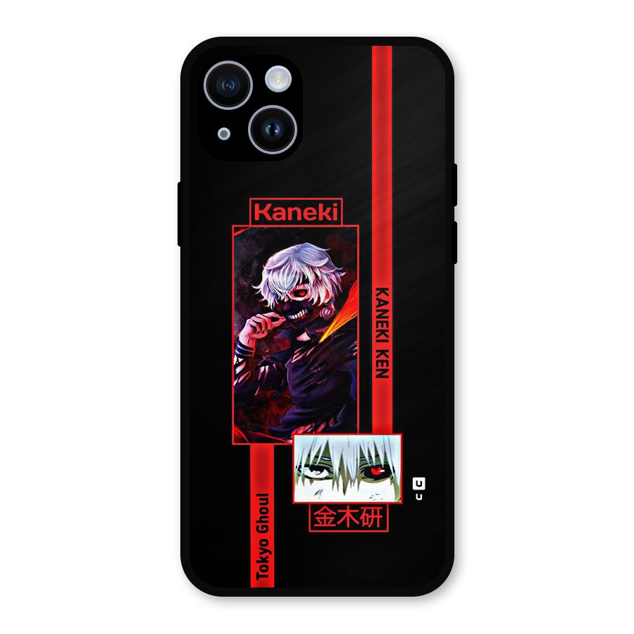 Tokyo Ghoul Kaneki Art Metal Back Case for iPhone 14