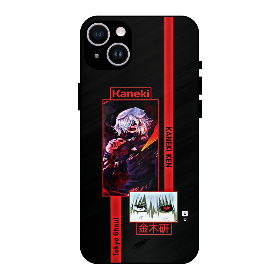 Tokyo Ghoul Kaneki Art Metal Back Case for iPhone 14 Plus