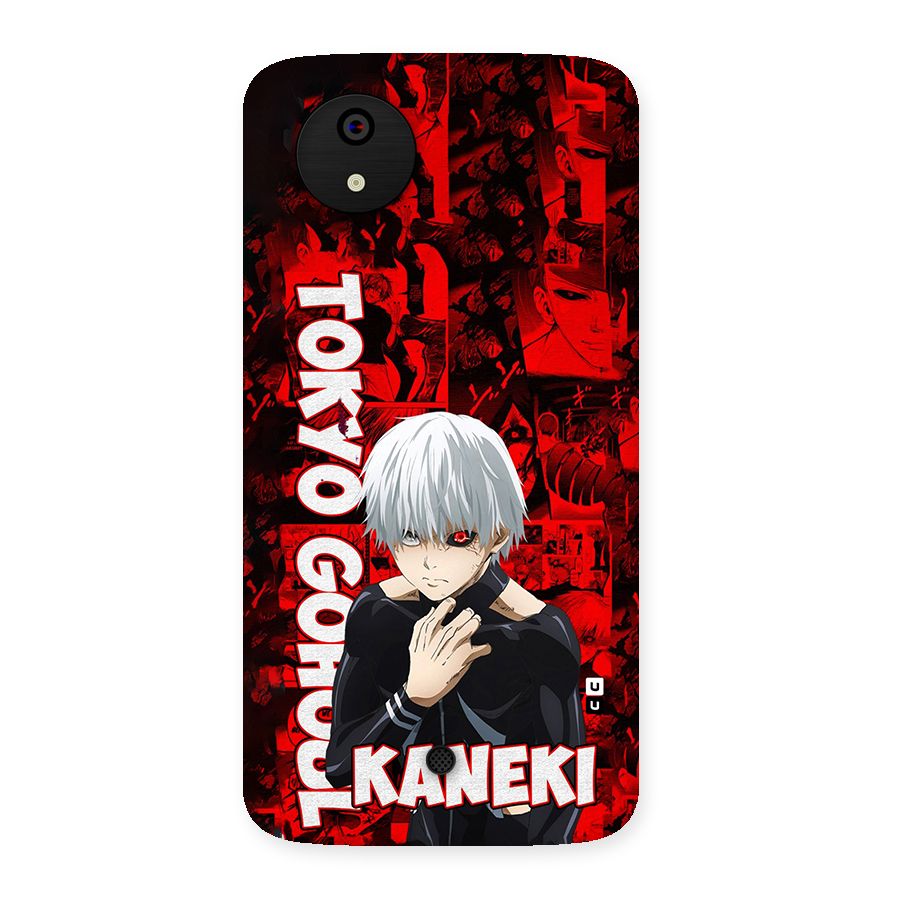 Tokyo Ghuoul Kaneki Back Case for Canvas A1  AQ4501