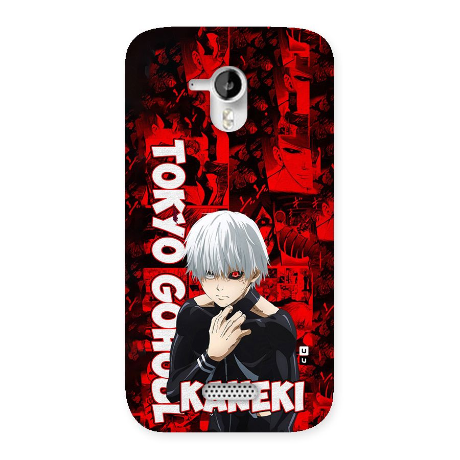 Tokyo Ghuoul Kaneki Back Case for Canvas HD A116