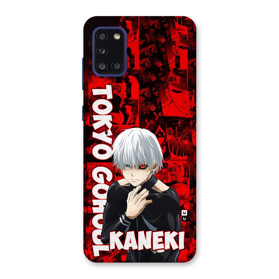 Tokyo Ghuoul Kaneki Back Case for Galaxy A31