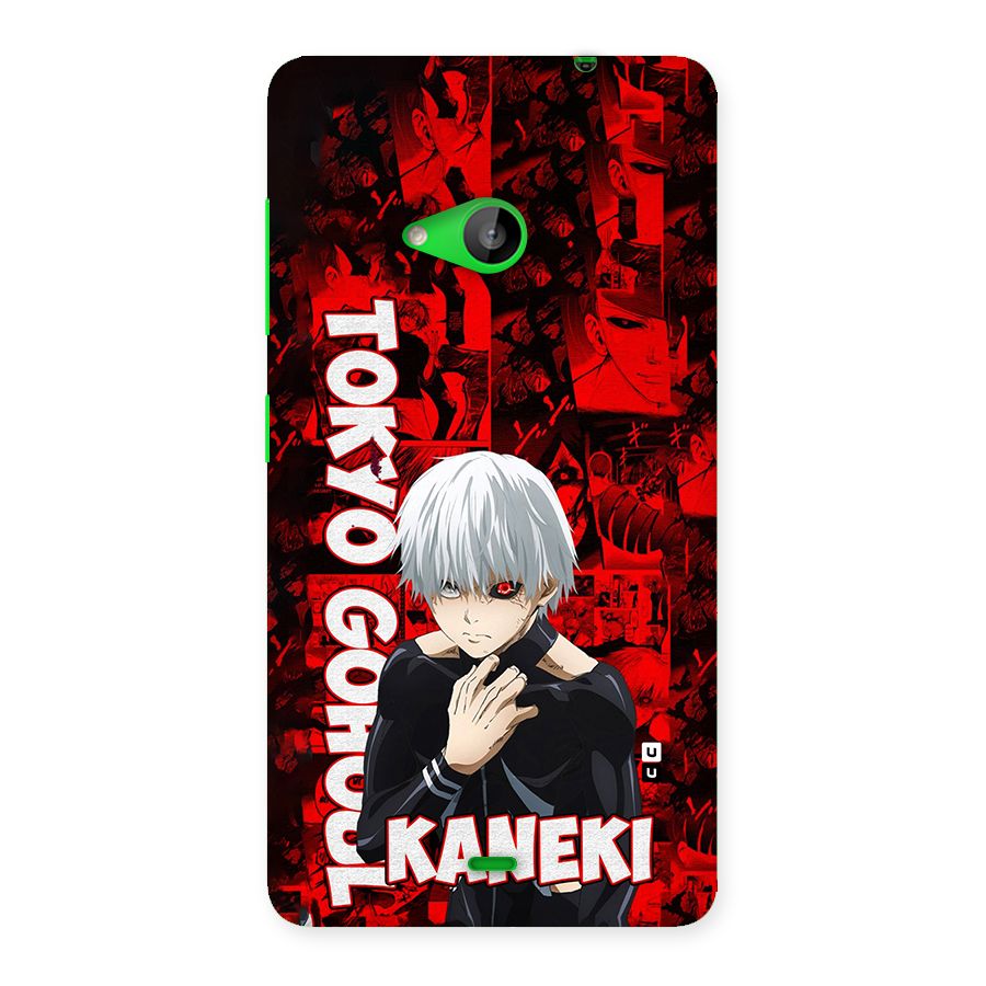 Tokyo Ghuoul Kaneki Back Case for Lumia 535
