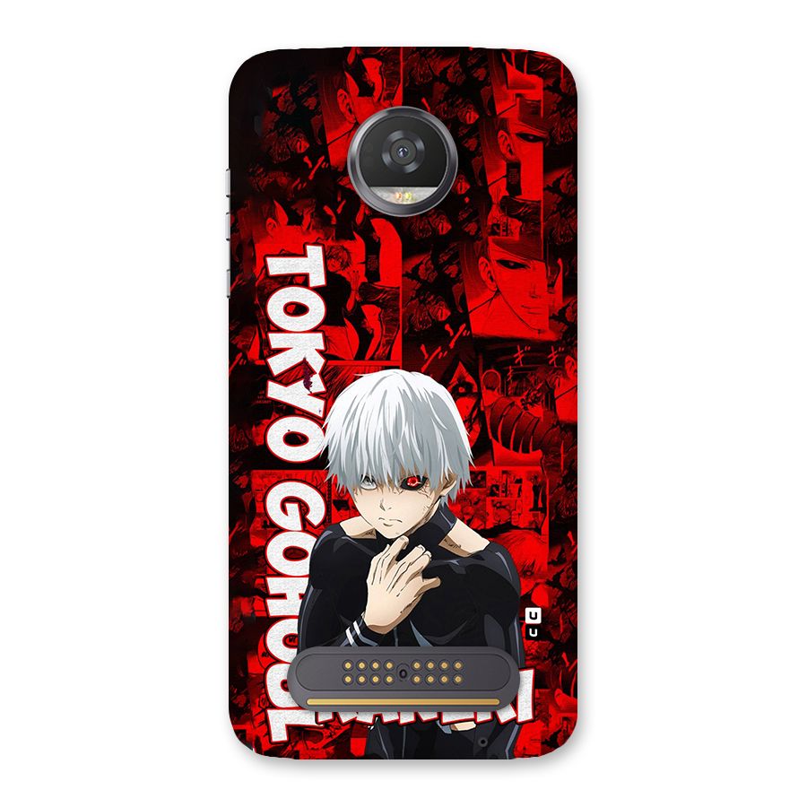 Tokyo Ghuoul Kaneki Back Case for Moto Z2 Play